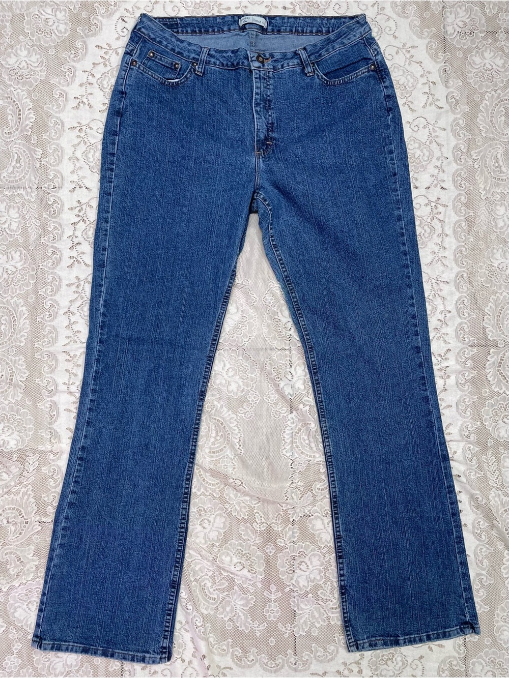 🌻5/$15🌻 Lee Riders | Long Dark Wash BootCut Plus Size Jeans